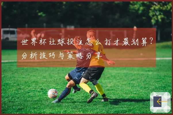 世界杯让球投注怎么打才最划算？分析技巧与策略分享